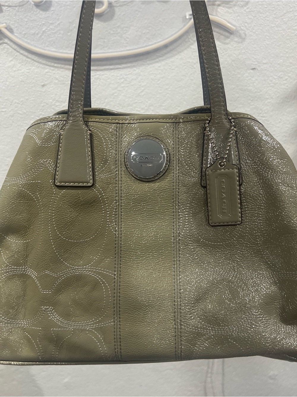 Coach Patent Leather Tote 2011